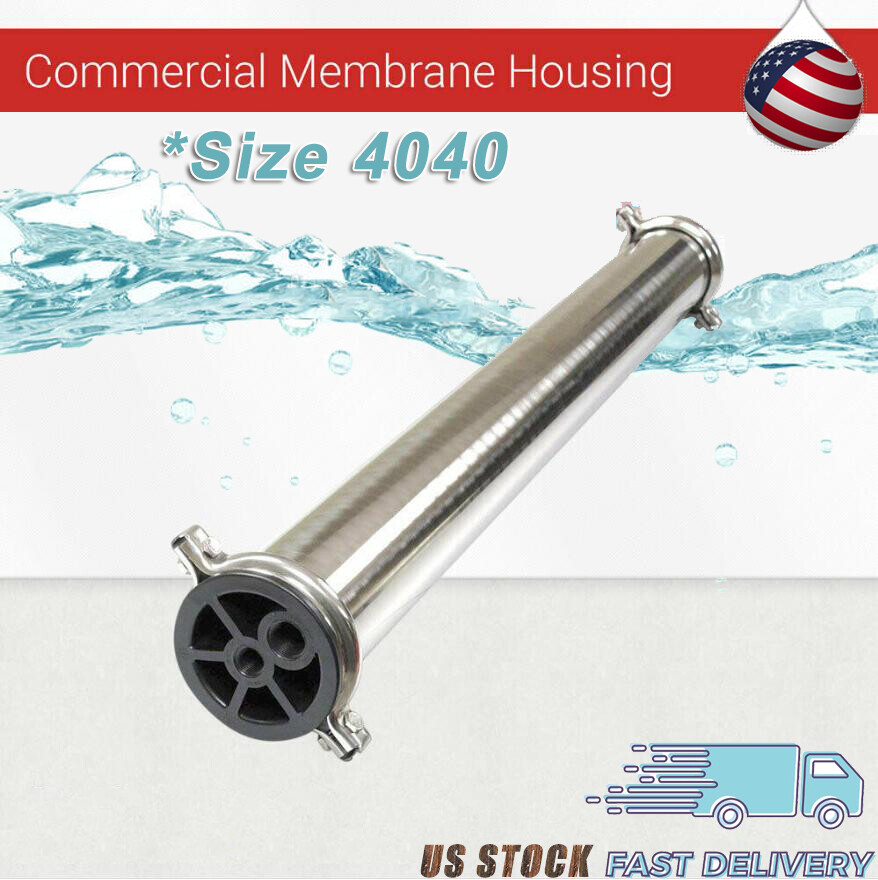 304 Stainless Steel 4040 RO Pressure Vessel Membrane Housing