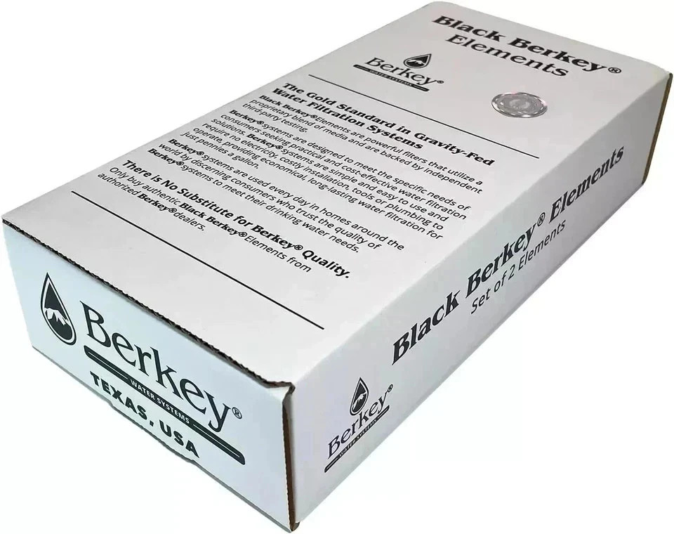 Berkey Black BB9-2 Water replacement Filters For Berkey Water System