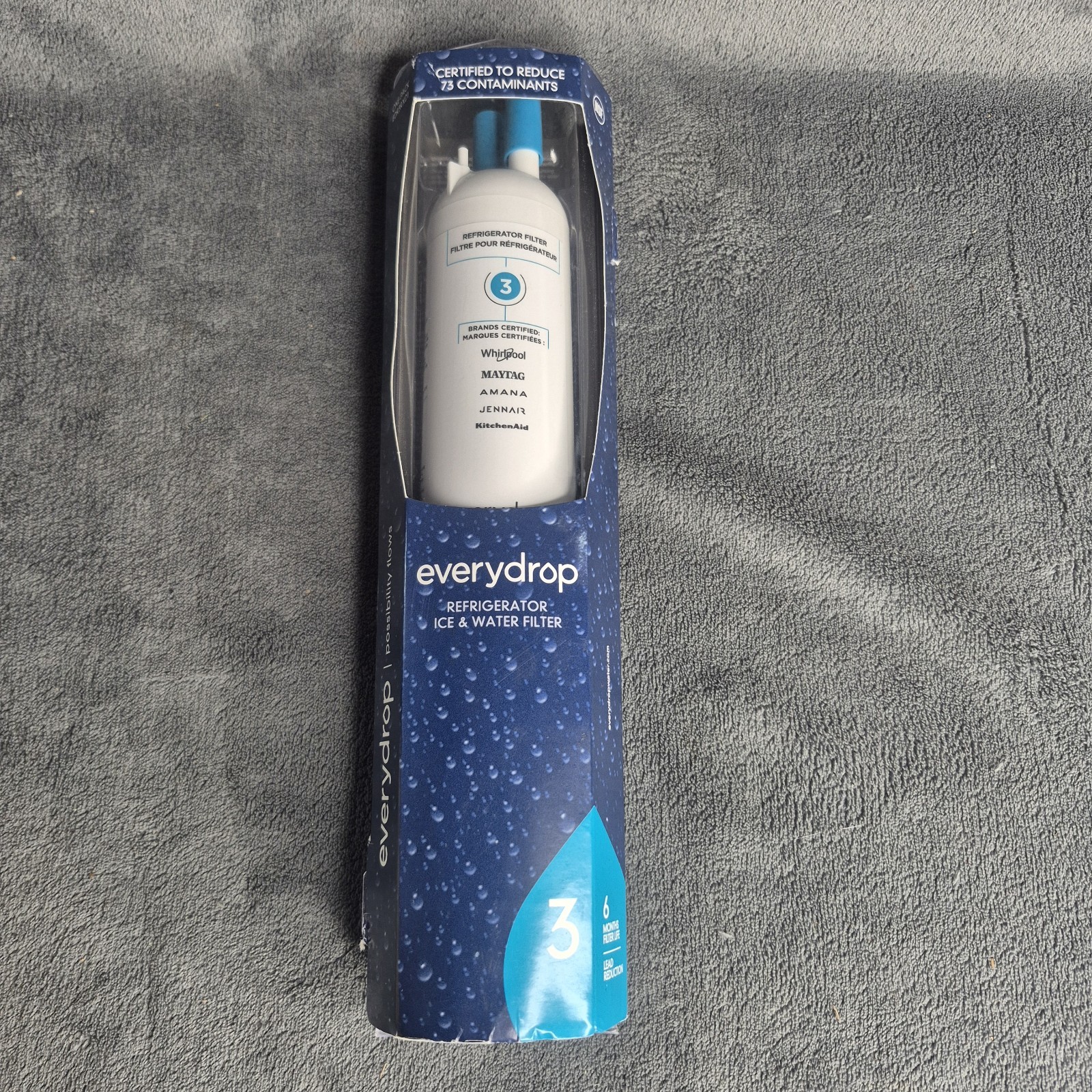 Everydrop Refrigerator Ice & Water Filter #3 Filtration BRAND NEW SEALED