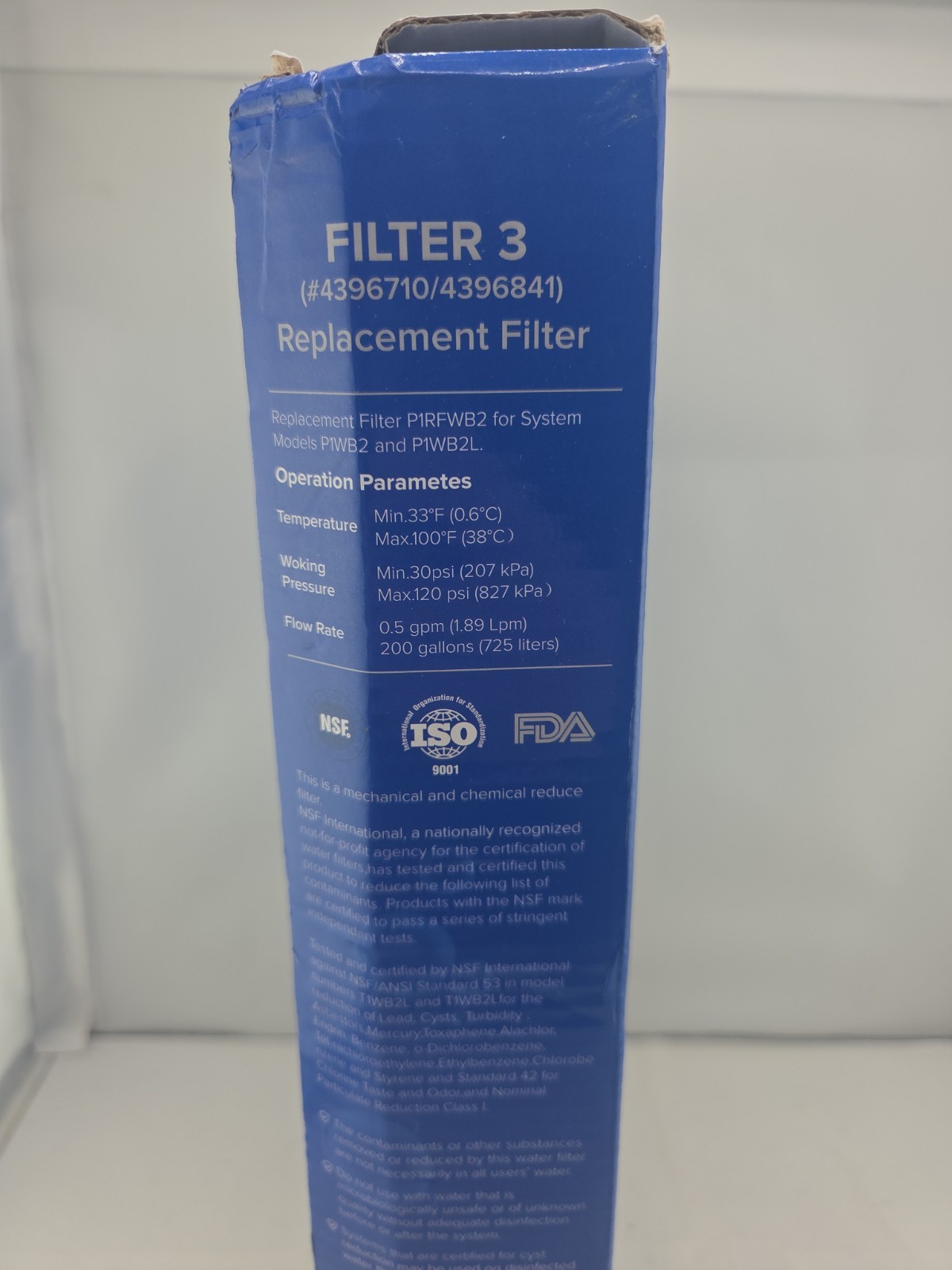 3Pk Replacement Refrigerator Filter Filter 3 4396841 4396710 P1WB2 P1WB2L