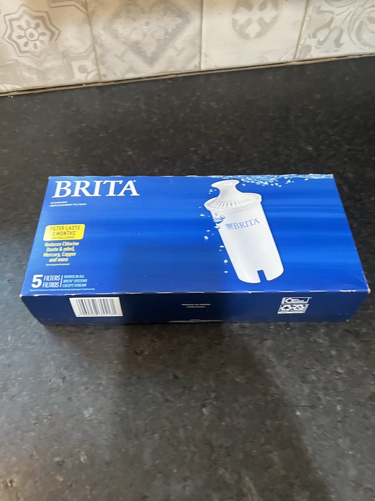 Brita Pitcher Replacement Water Filters (5 in box) Model OB03