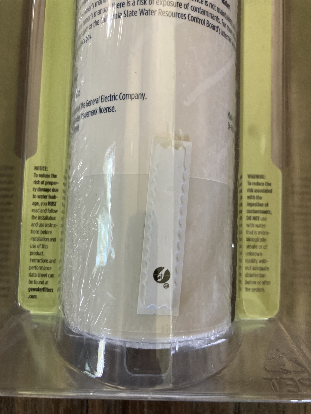 GE Refrigerator Water Filter MSWF 6 months Removes 99% Lead, Reduces 12 impurity