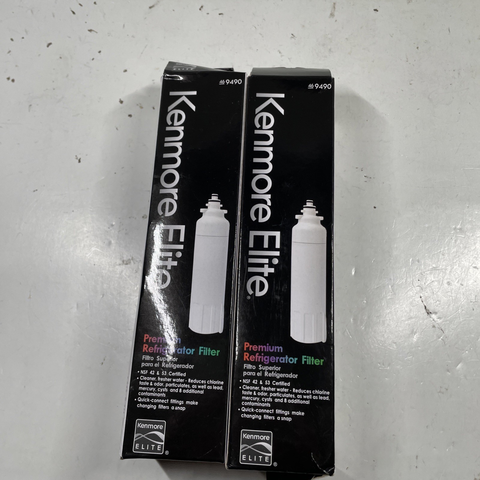 2 Kenmore Elite 9490 – 46-9490, 469490 Refrigerator Water Filter NEW & SEALED
