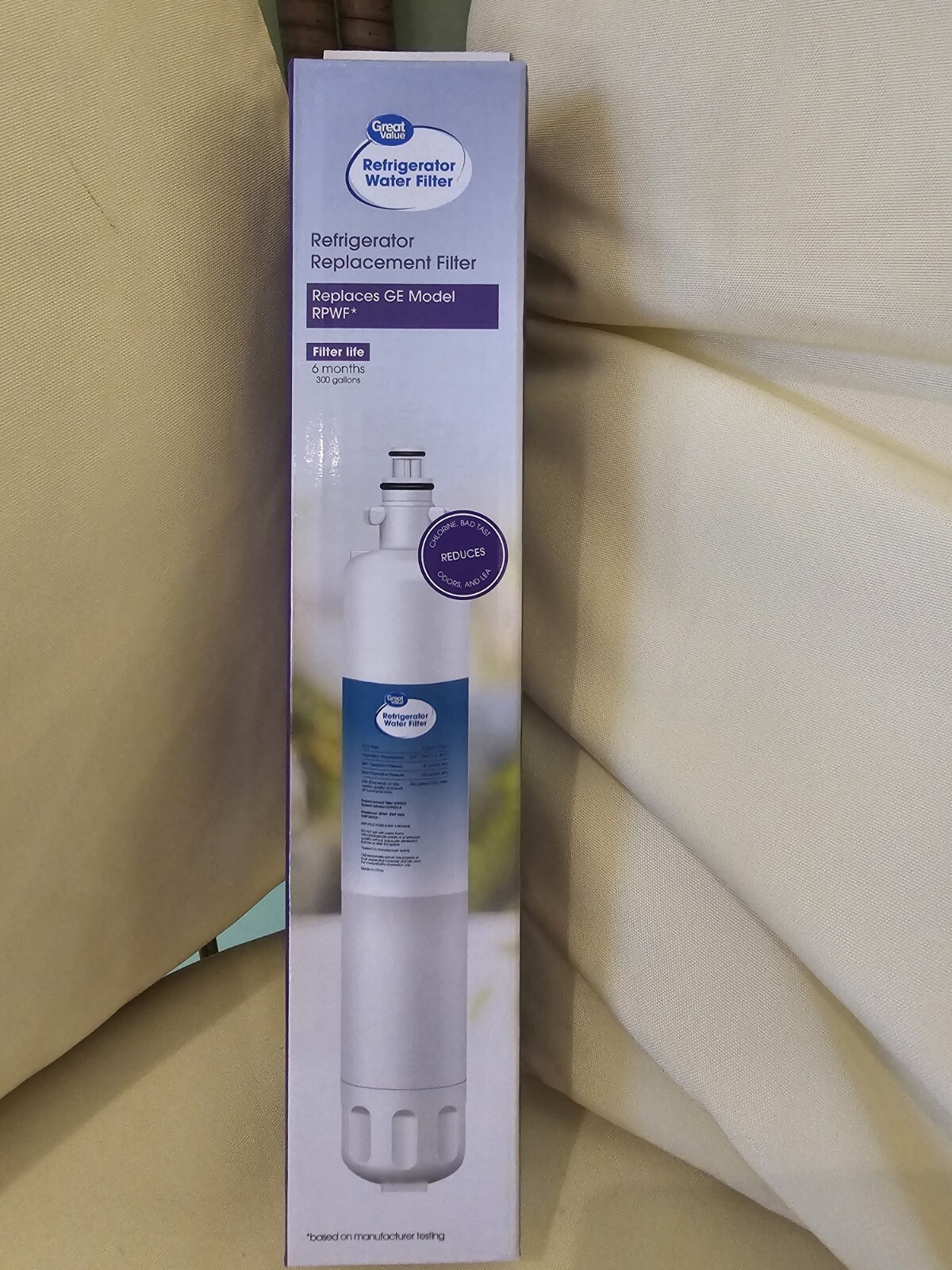 Great Value Refrigerator Water Filter Replaces Ge Model RPWF 6months 300 gallons