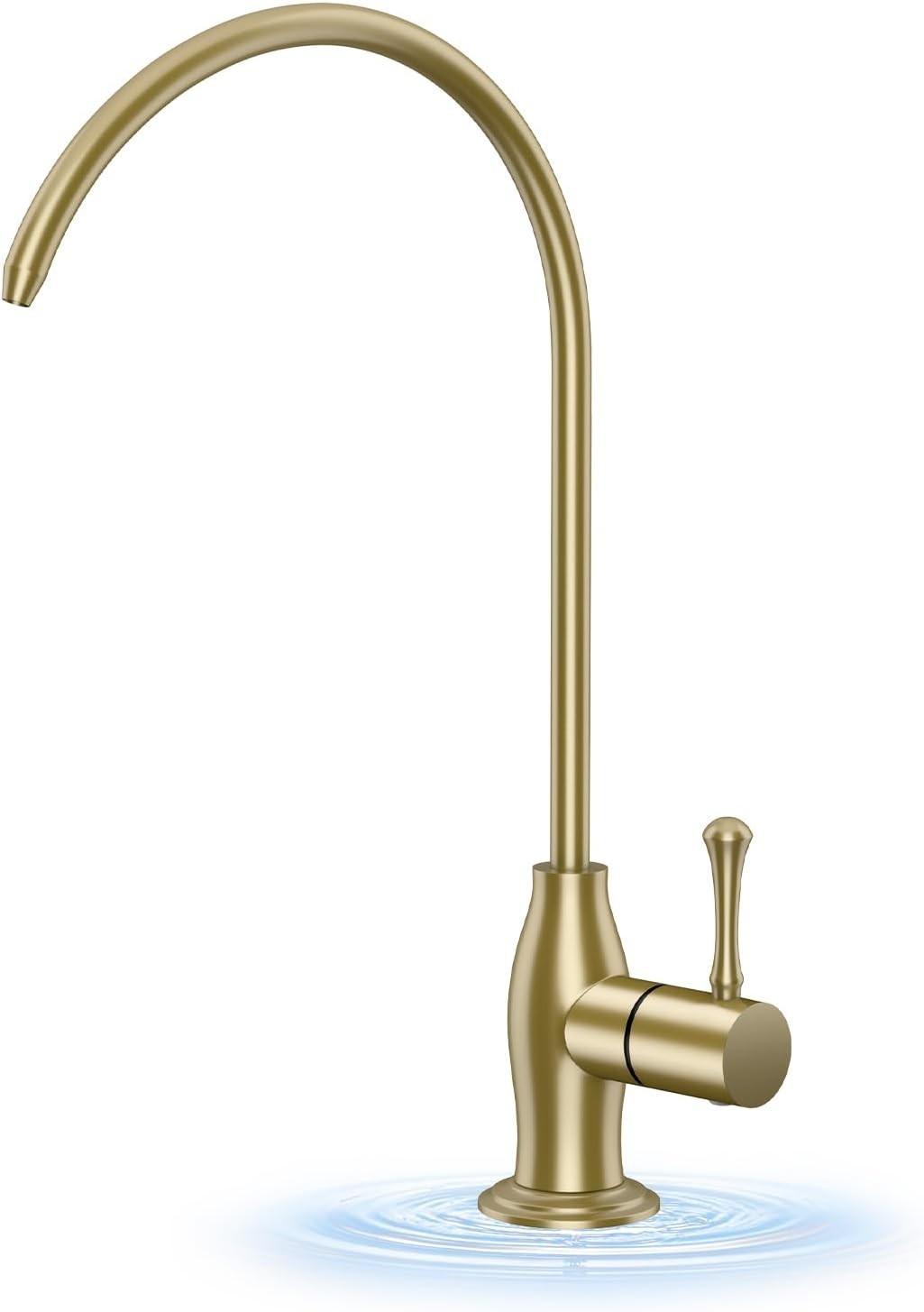 Antique Design Gold Kitchen Faucet: Leak-Resistant Lead-Free Water Filter