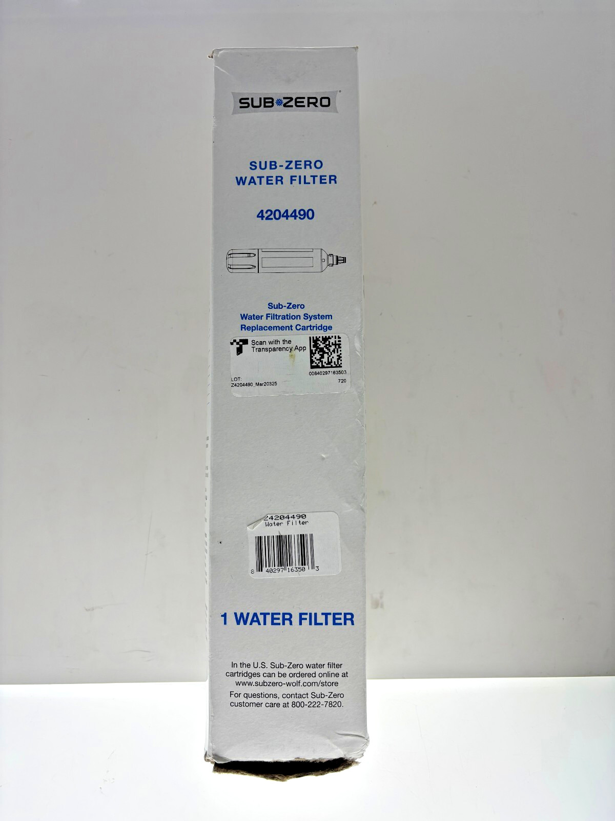 Sub-Zero 4204490 Refrigerator Water Filter