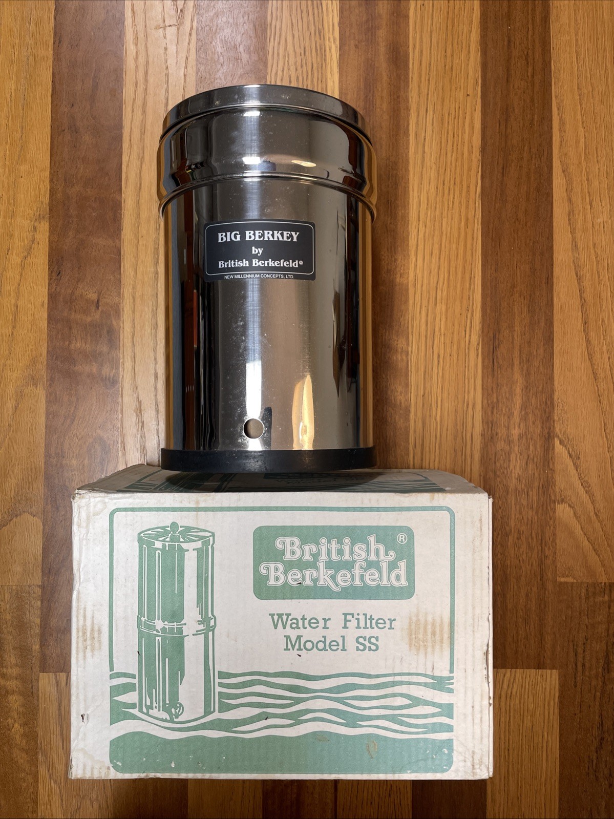 Big Berkey SS Water Filter 2.25 Gallon Stainless System British Berkefeld