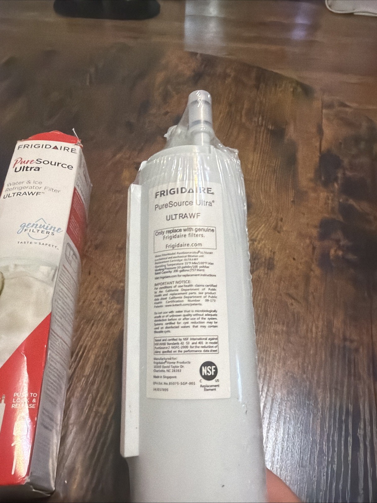 Frigidaire Water Filter ULTRAWF Pure Source Ultra Replacement Sealed NEW
