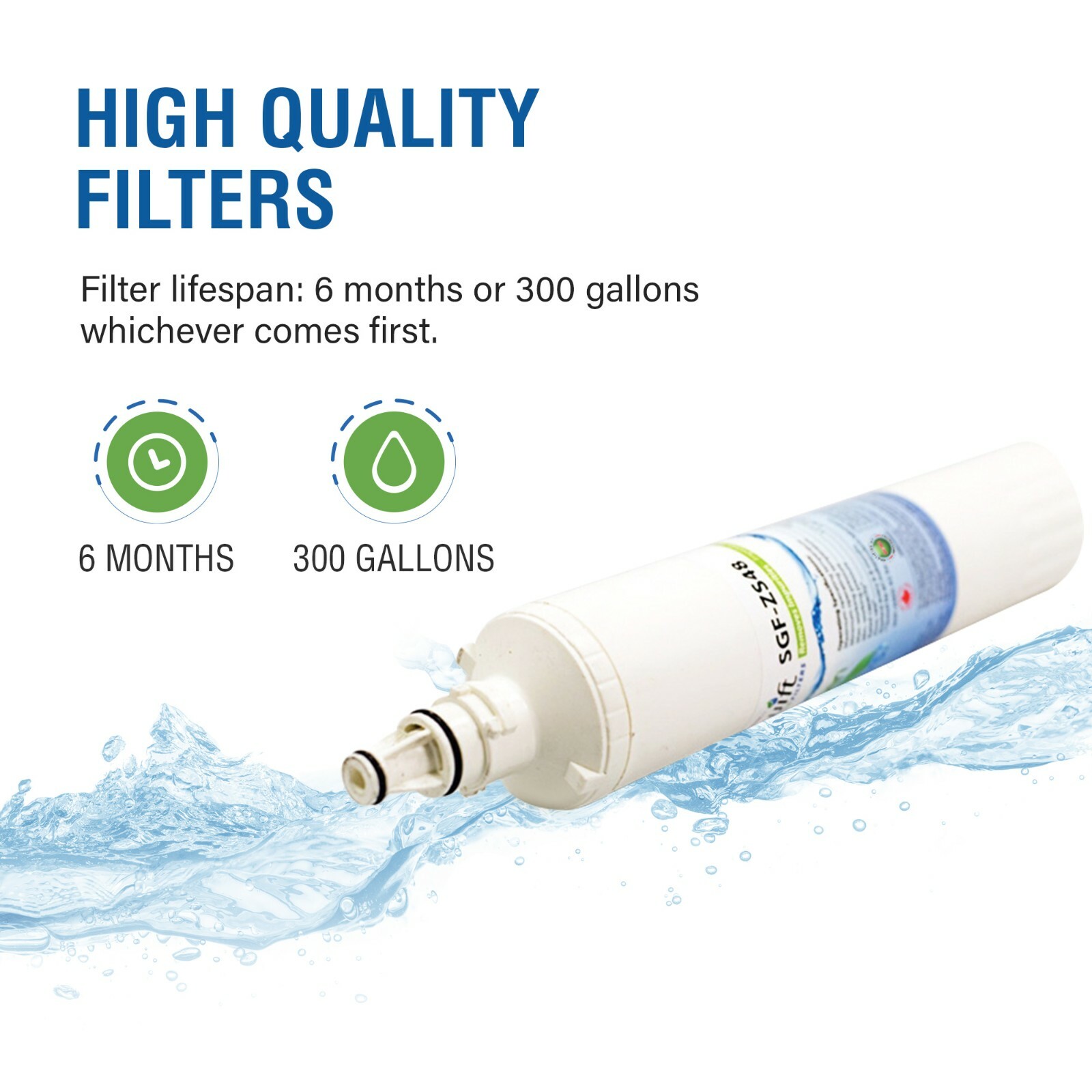 Replacement Sub-Zero 4290510 PRO 48 4204490 Refrigerator WaterFilter by SGF-ZS48