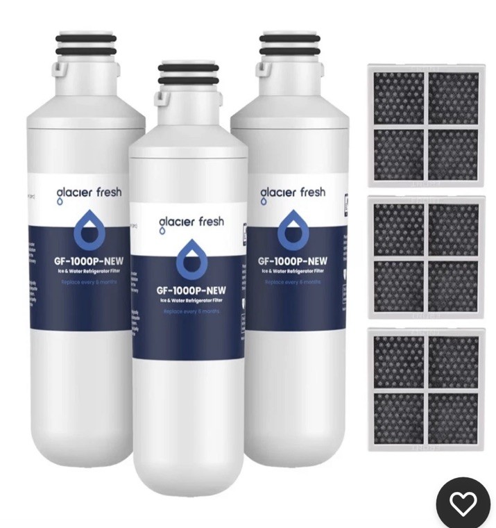 GLACIER FRESH LT1000PC Replacement Water Filter, Compatible with LT1000PC/PCS,