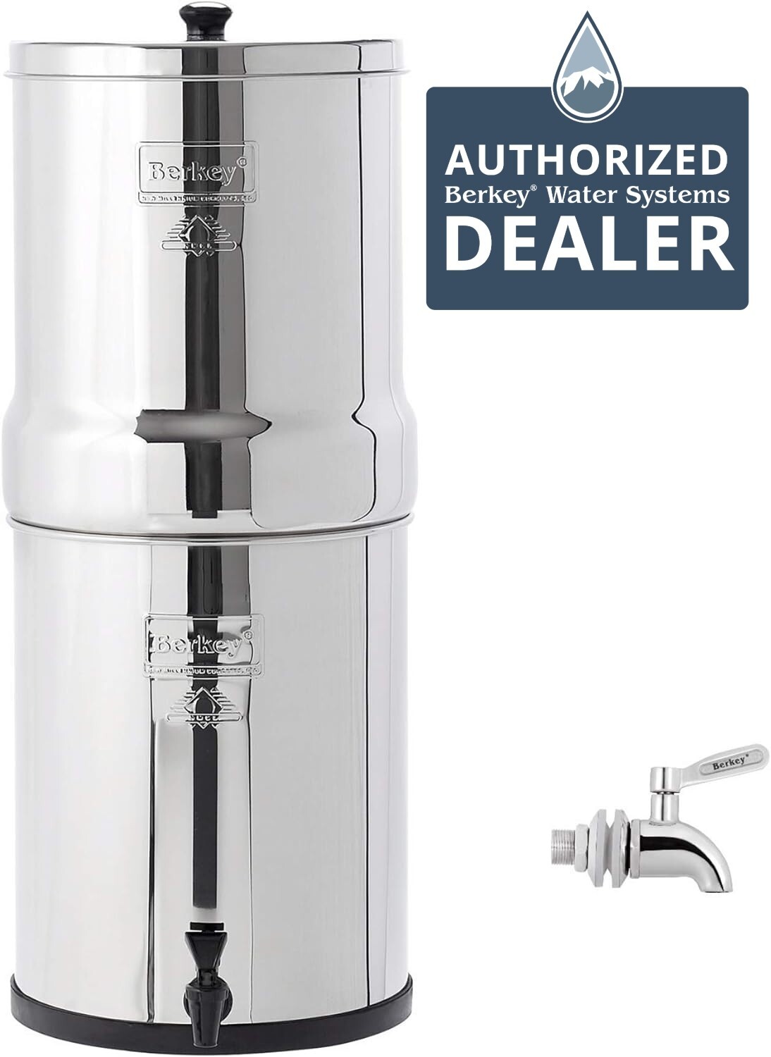 Royal Berkey Unit/Housing ONLY Blemished w/SS Spigot -Water Filters NOT included