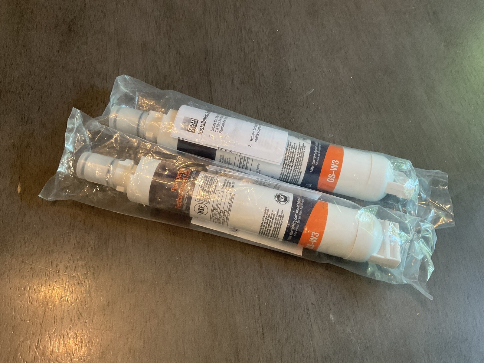 Gold Series GS-W3 Refrigerator Filter Replacement for Drinking Water Filtration
