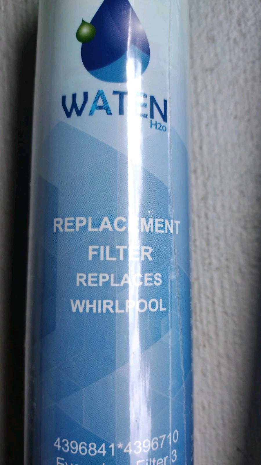 3x Waten H20 4396841 *4396710 Water Replacement Filter 3 EDR3RXD1