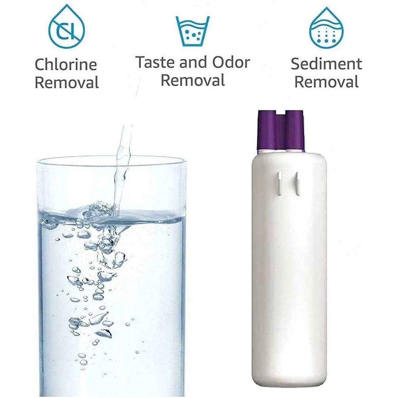 1 Pack 469081 Ken*more 9081 46-9930 Replacement Refrigerator Ice Water Filter
