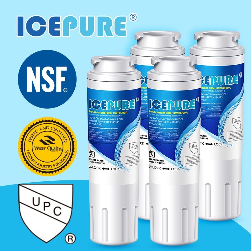 Fit For WRX735SDHZ UKF8001AXX-750 Filter 4 WRX735SDBM03 Water Filter 4 Pack