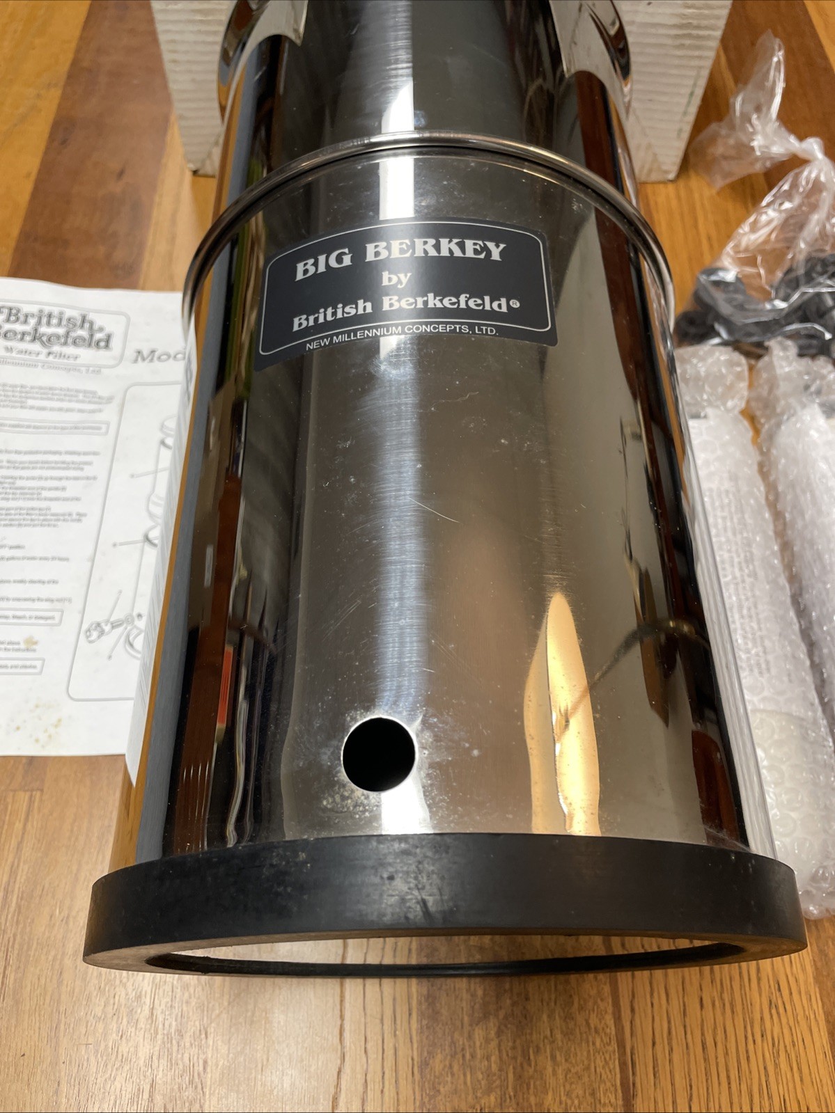 Big Berkey SS Water Filter 2.25 Gallon Stainless System British Berkefeld