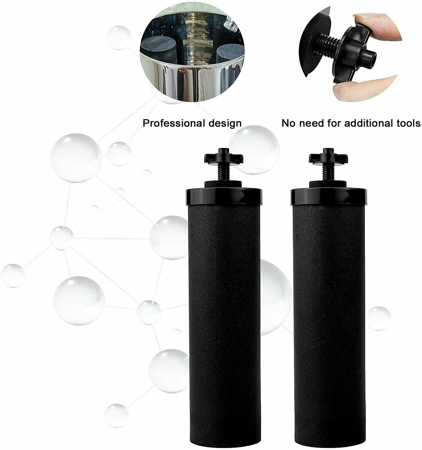 New Replacement Filters BB9-2 Black Berkey Cartridge Gravity Filter System