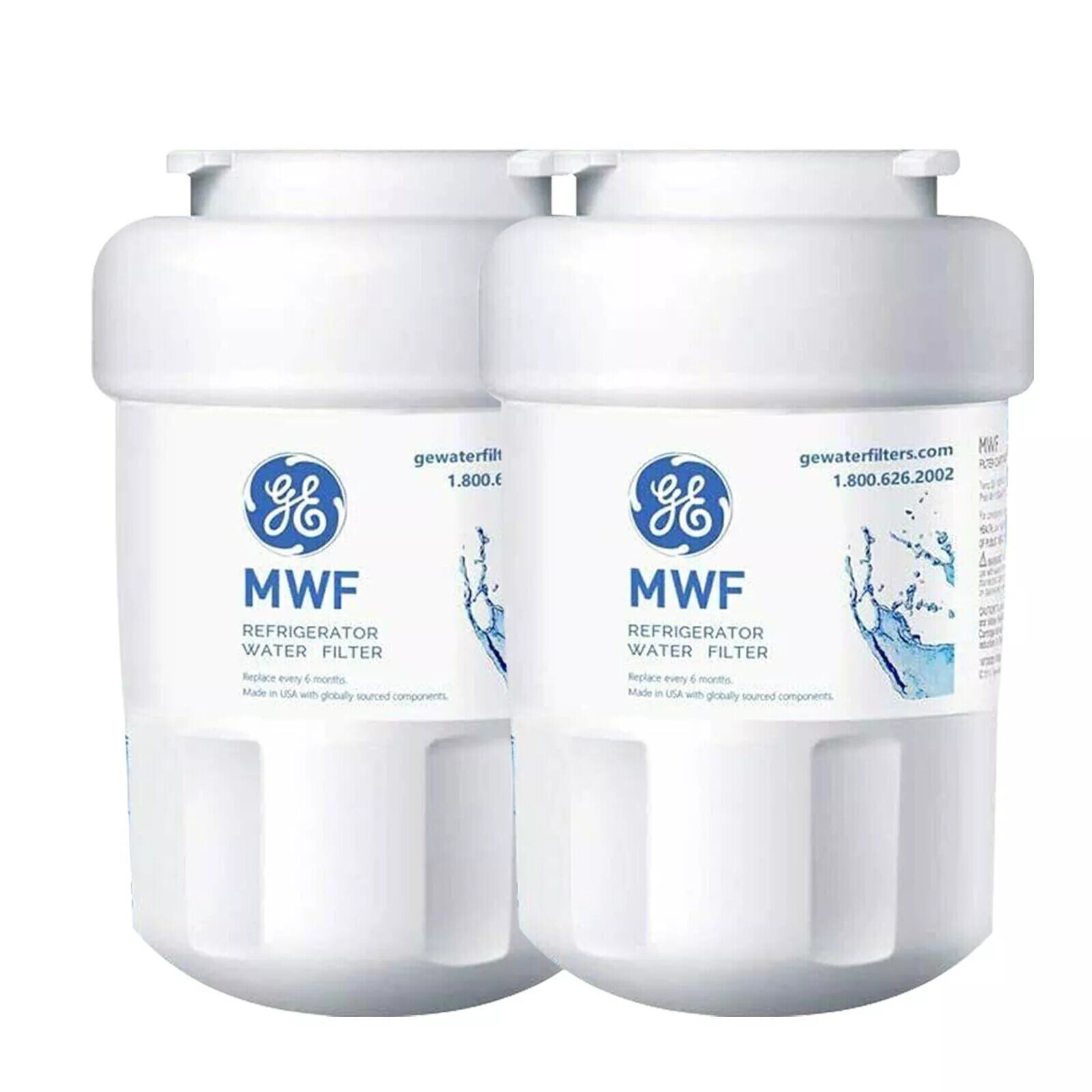 4 PACK New Genuine GE MWF MWFP GWF 46-9991 Smartwater Fridge Water Filter,US
