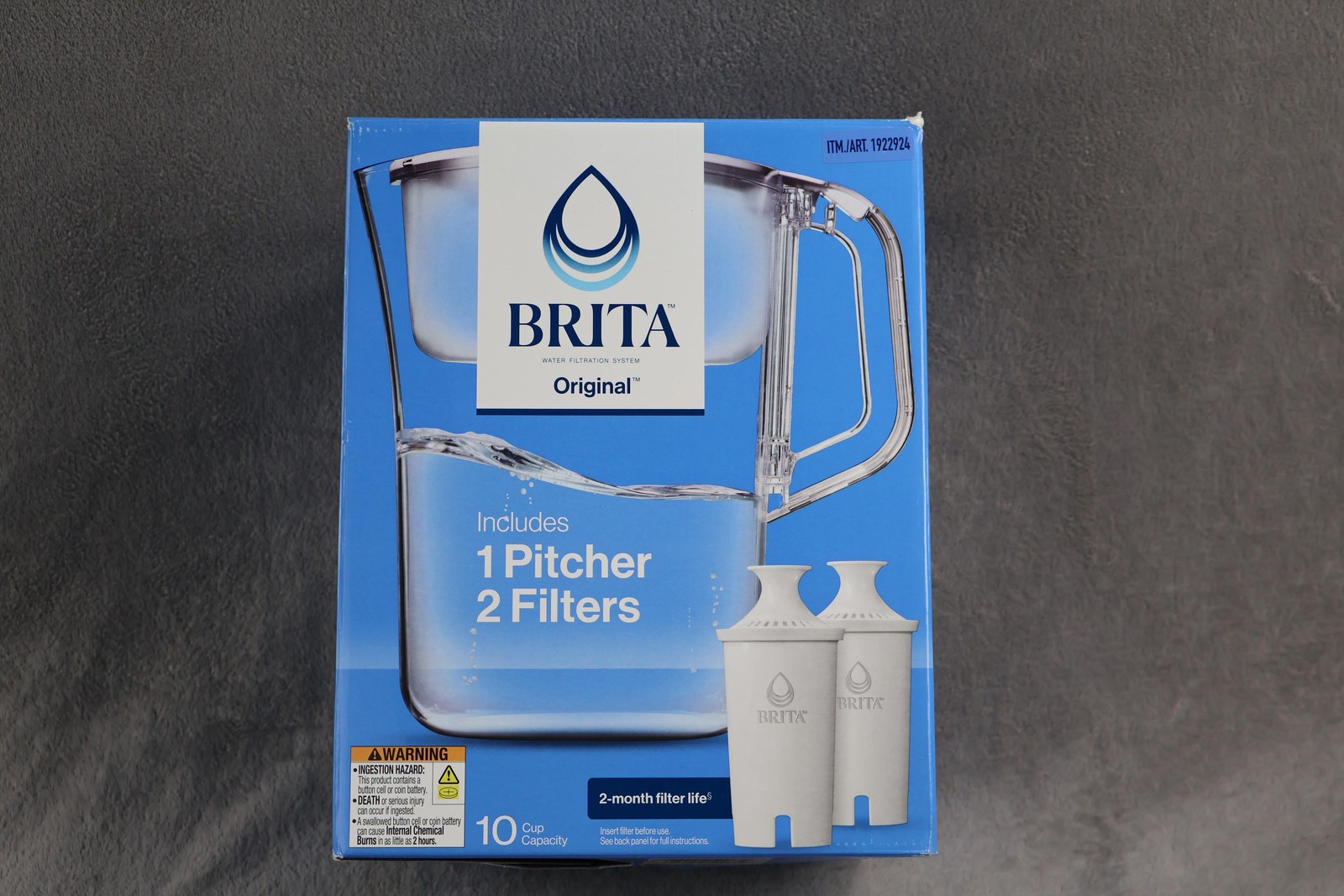 BRITA Maxtra+ 10 Cup Filter Jug White Includes 2 Filters Pitcher Dominican