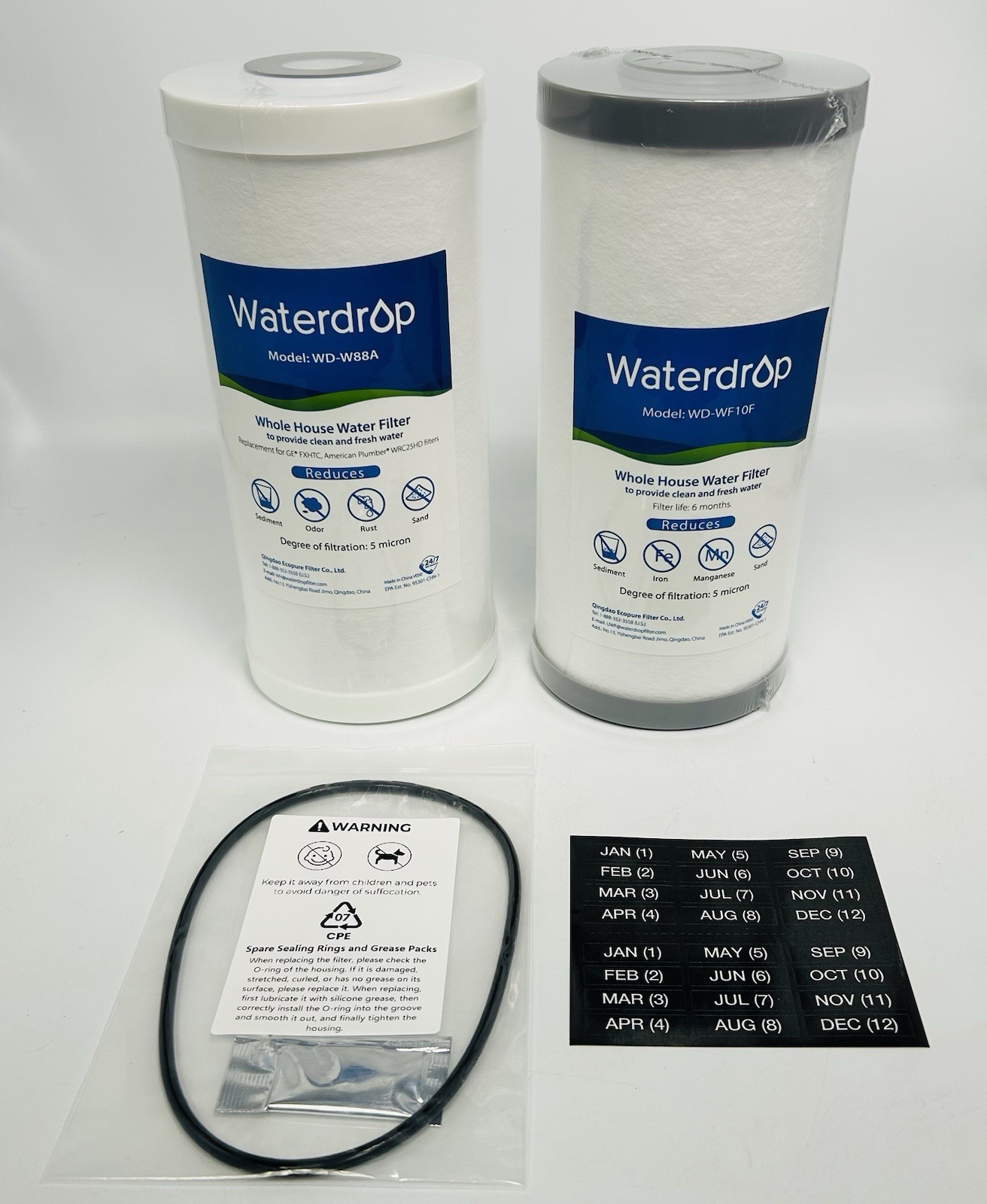 Waterdrop WF10FG Whole House Water Filter 10″ x 4.5″ System *NEW IN BOX*