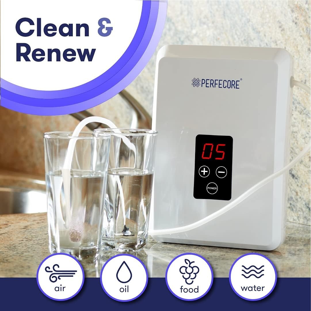 Compact Water Ozonator & Odor Eliminator – 600 mg/h for Home & Kitchen