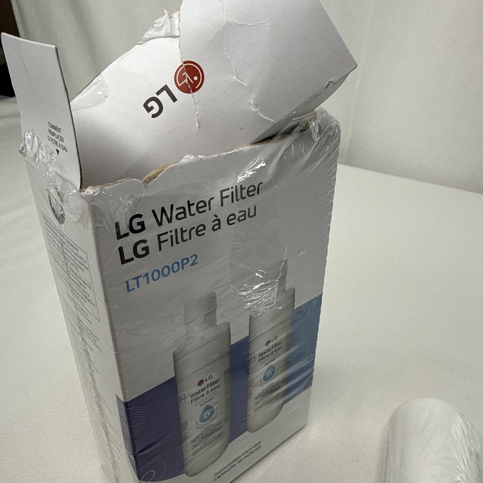 LG LT1000P2 6-Month / 200 Gallon Refrigerator Replacement Water Filter 2 Pack