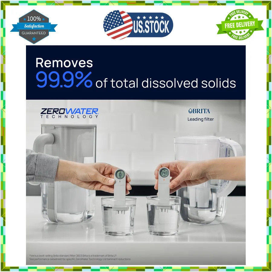 Culligan ZeroWater 32 Cup Water Dispenser with 5 Stage Advanced Filter