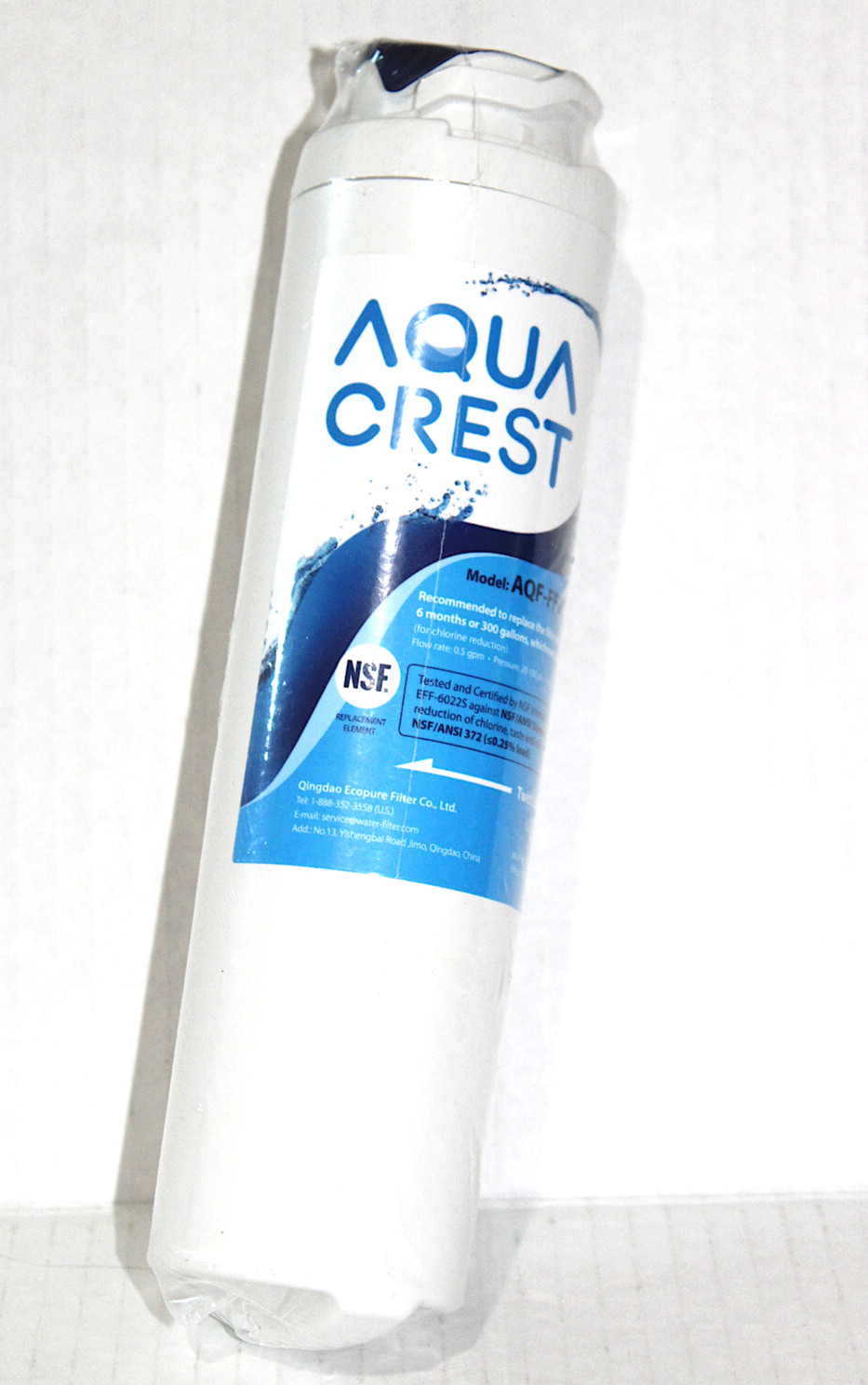 Replaces GE MSWF New AquaCrest AQF-FF22 Water Filter Factory Sealed No Box
