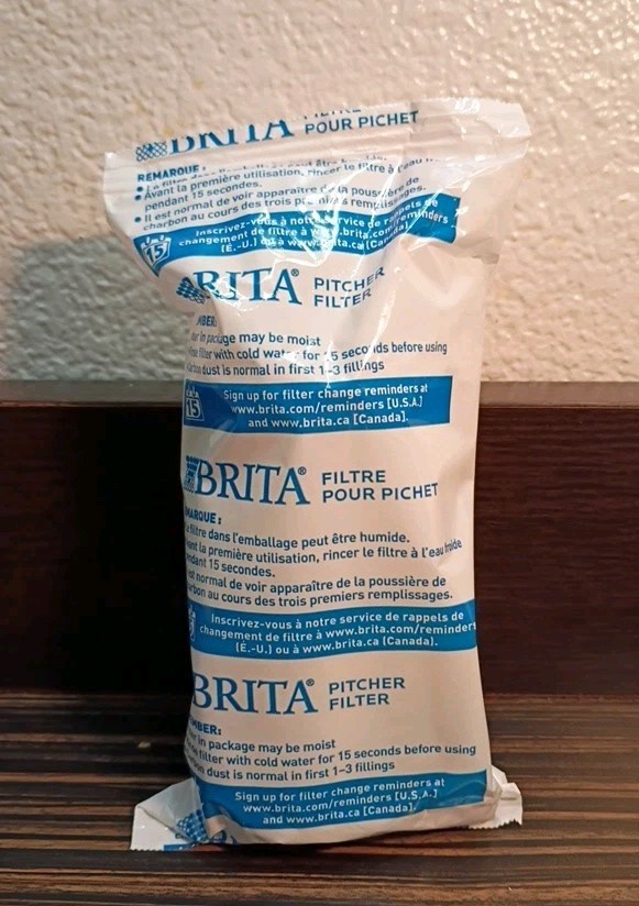 987554 BRITA PITCHER REPLACEMENT FILTERS- NEW SEALED WITHOUT BOX