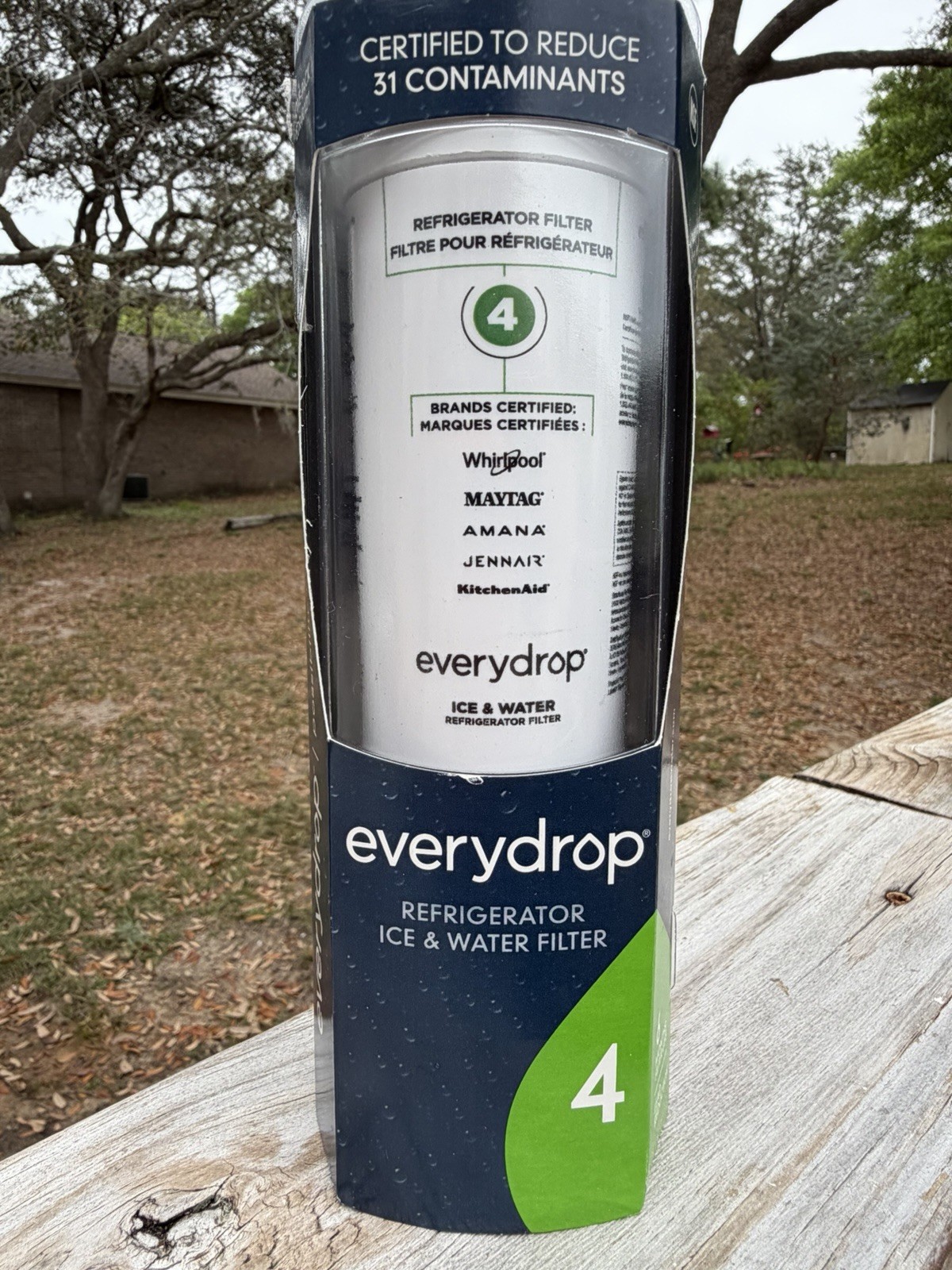 EveryDrop Water Filter 4 – EDR4RXD1 Ice and Water Refrigerator NEW Reduces Lead