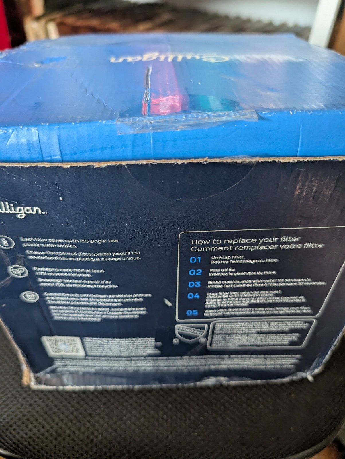 Culligan ZeroWater 5-Stage Replacement Water Filter 4 Pack ZEROF06 Open Box READ