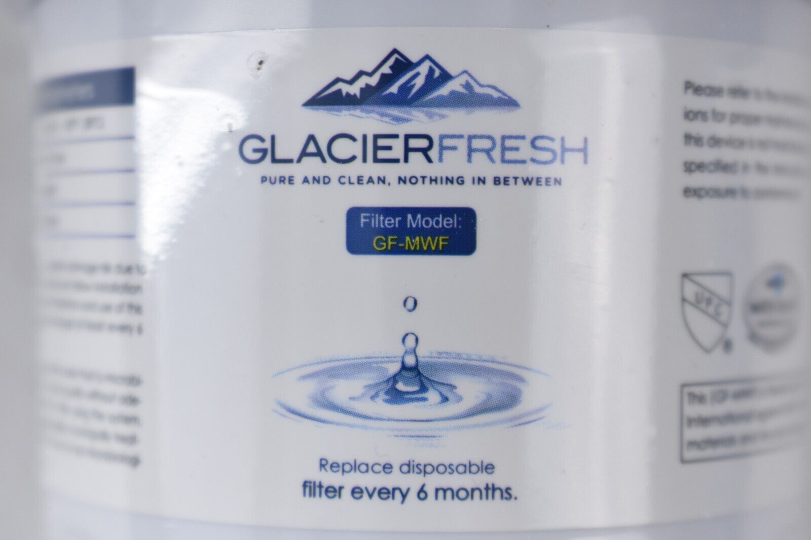 Lot Of 2 Ice & Water Refrigerator Filter 200-Gallons Replacement Element GF-MWF
