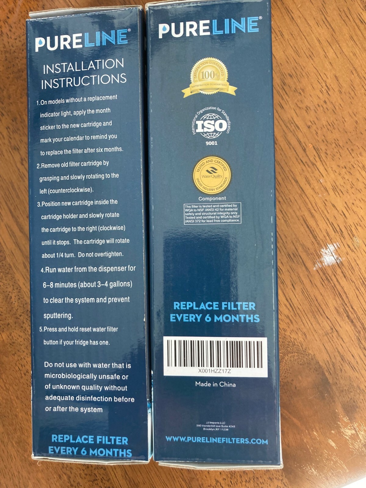 2 NEW PureLine Refrigerator Water Filter PL-900-S Fits GE MSWF