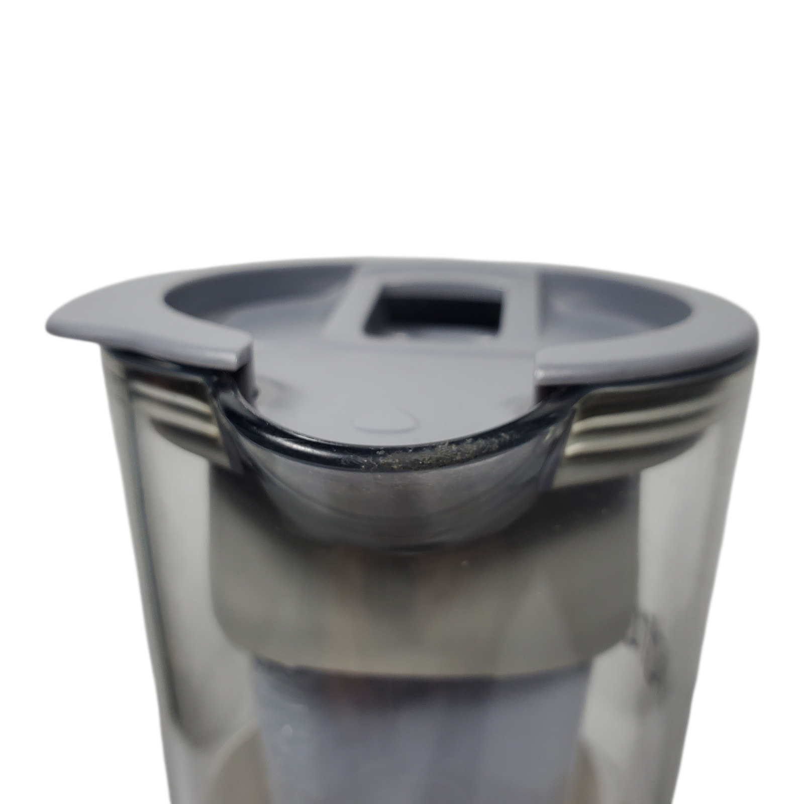 NEW Hydros Filtration Carafe 40oz C441 Clear Red Gray