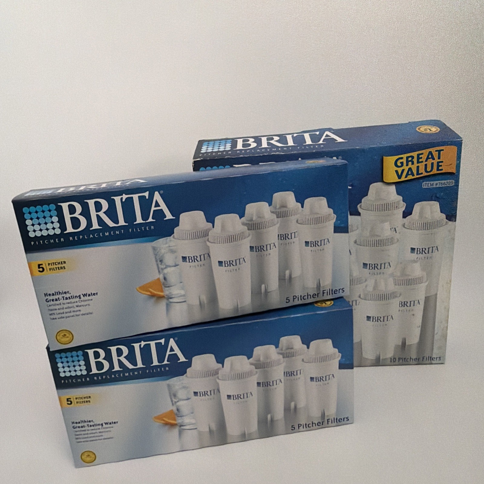 Brita #766229 Pitcher Replacement Filters – 10 Pack
