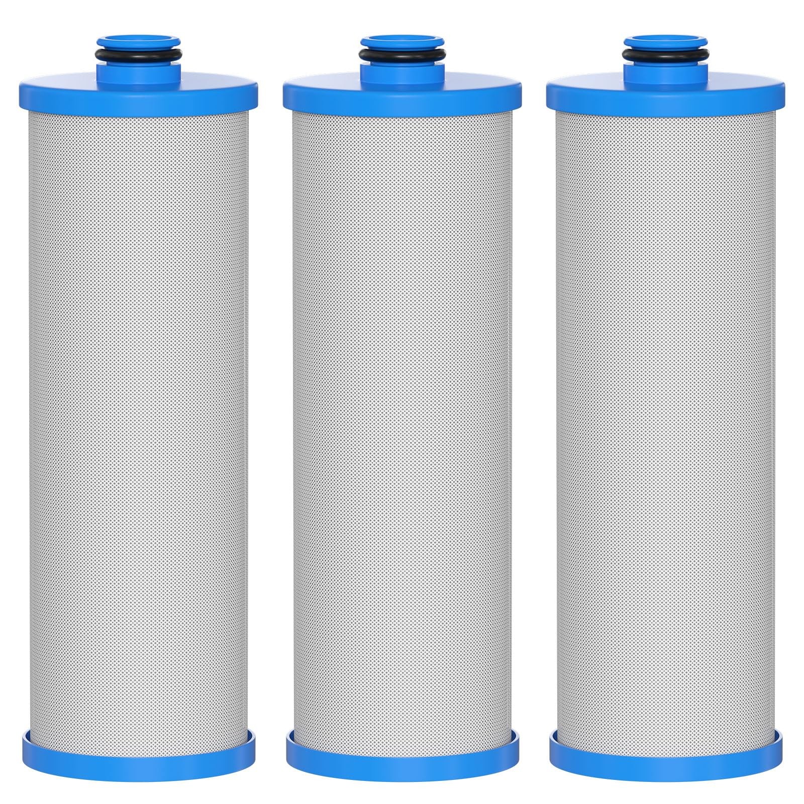Vickmons KW1 RV Water Filter Cartridge 2.5x10in Compatible with RCS/FR1 3Pack
