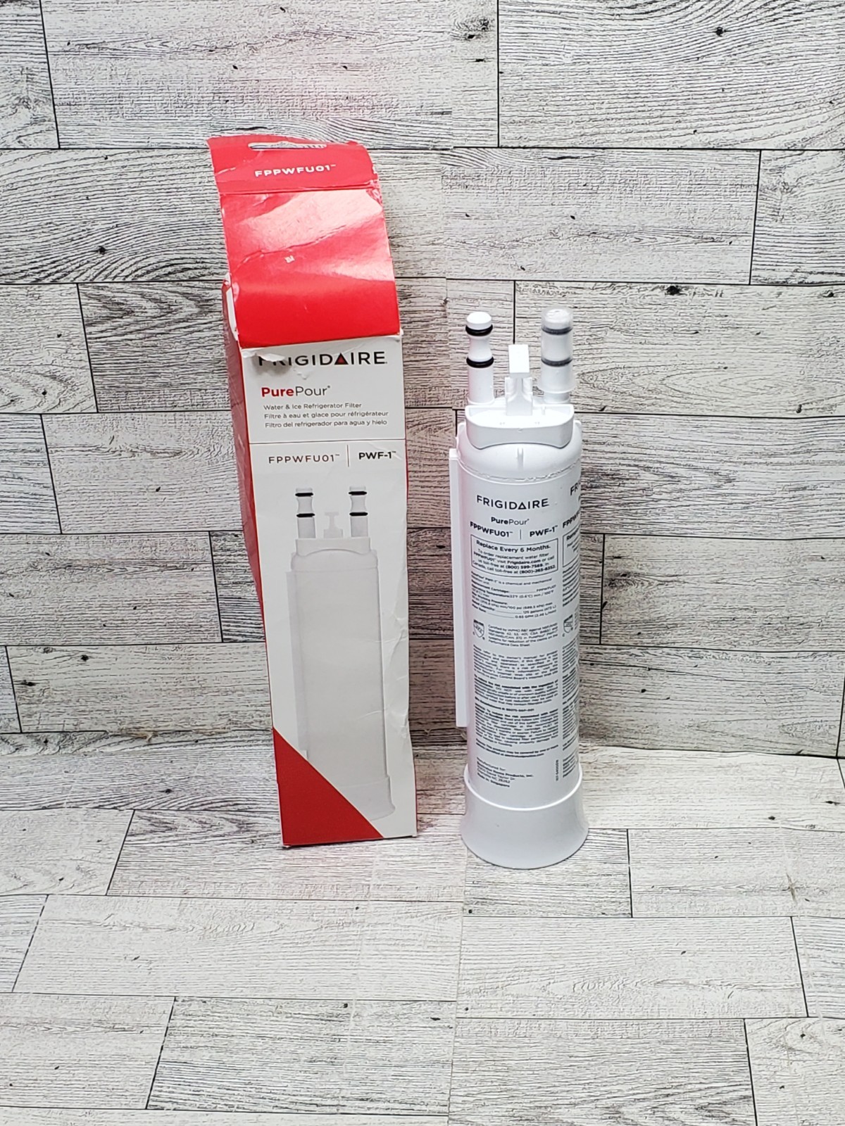 Frigidaire PurePour PWF-1 Water & Ice Refrigerator Filter, FPPWFU01