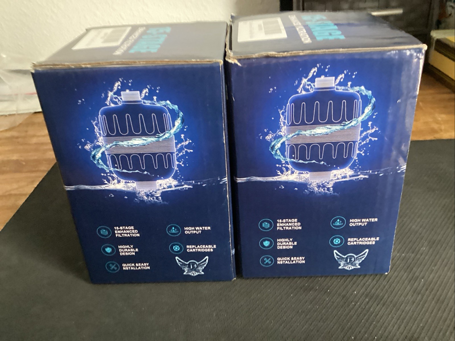 A Pair Of 15 Stage Enhanced Filtration Universal high Performance Water Filter