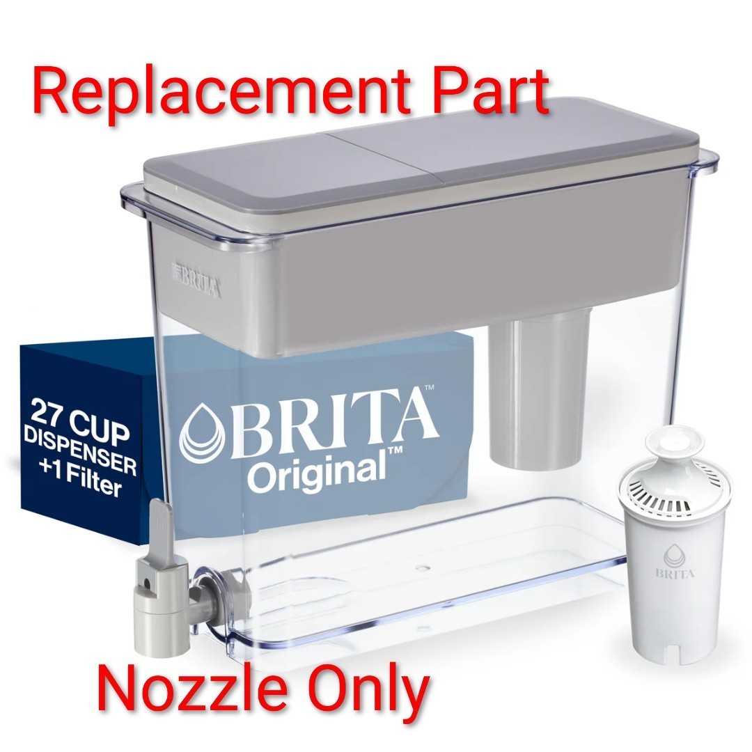 Valve Replacement Part for Brita 27 c Water Dispenser New Nozzle Authentic Gray