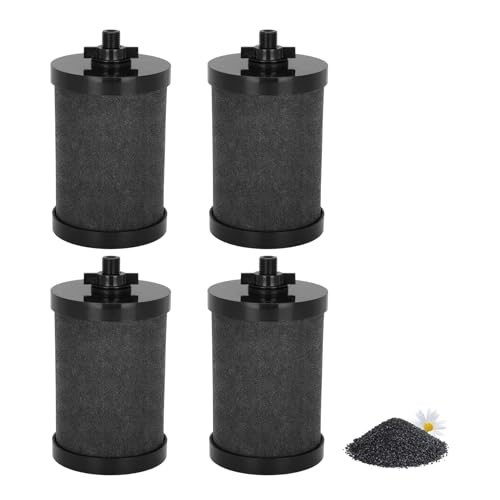 Alexapure Water Filter Replacement 4 Pack NSF Certified Black