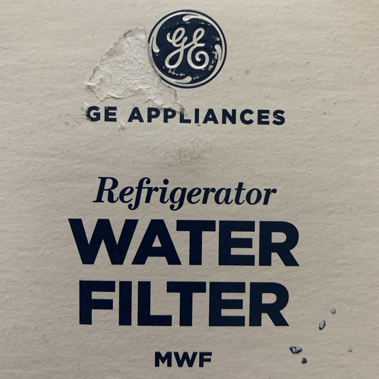 2x GE Appliances MWF- Refrigerator Water Filters- Chlorine Lead Mercury Asbestos