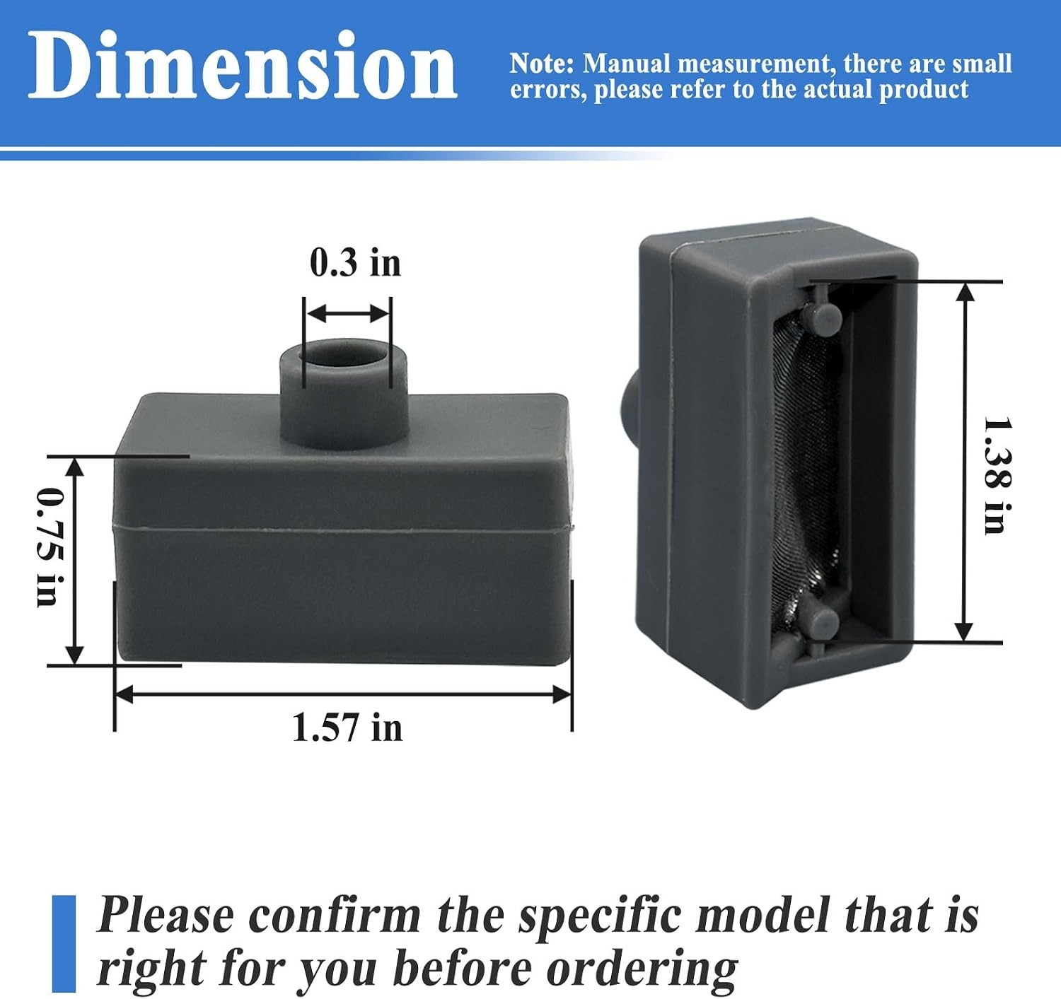 2Pcs Filter Replacement Parts for Ice Maker
