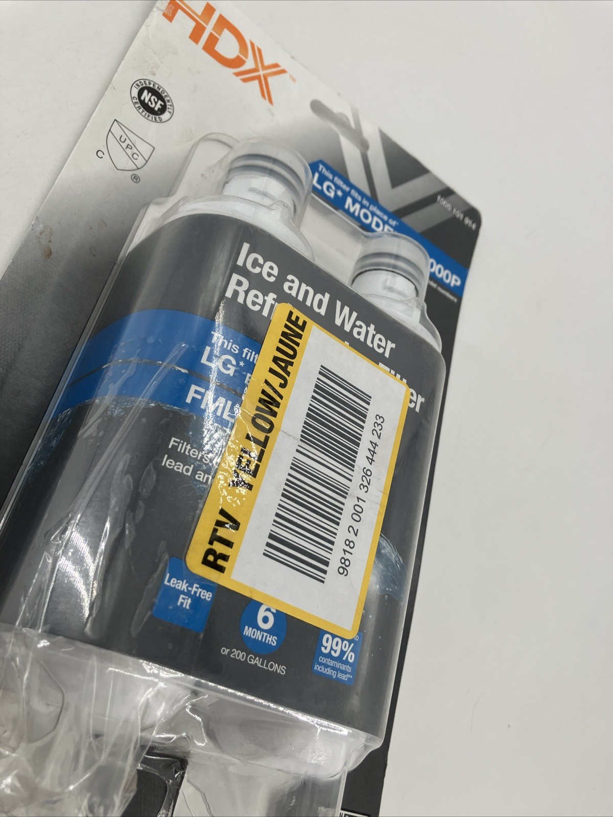 (2-Pk) HDX Refrigerator Water Filter Replacement 1005 101 914