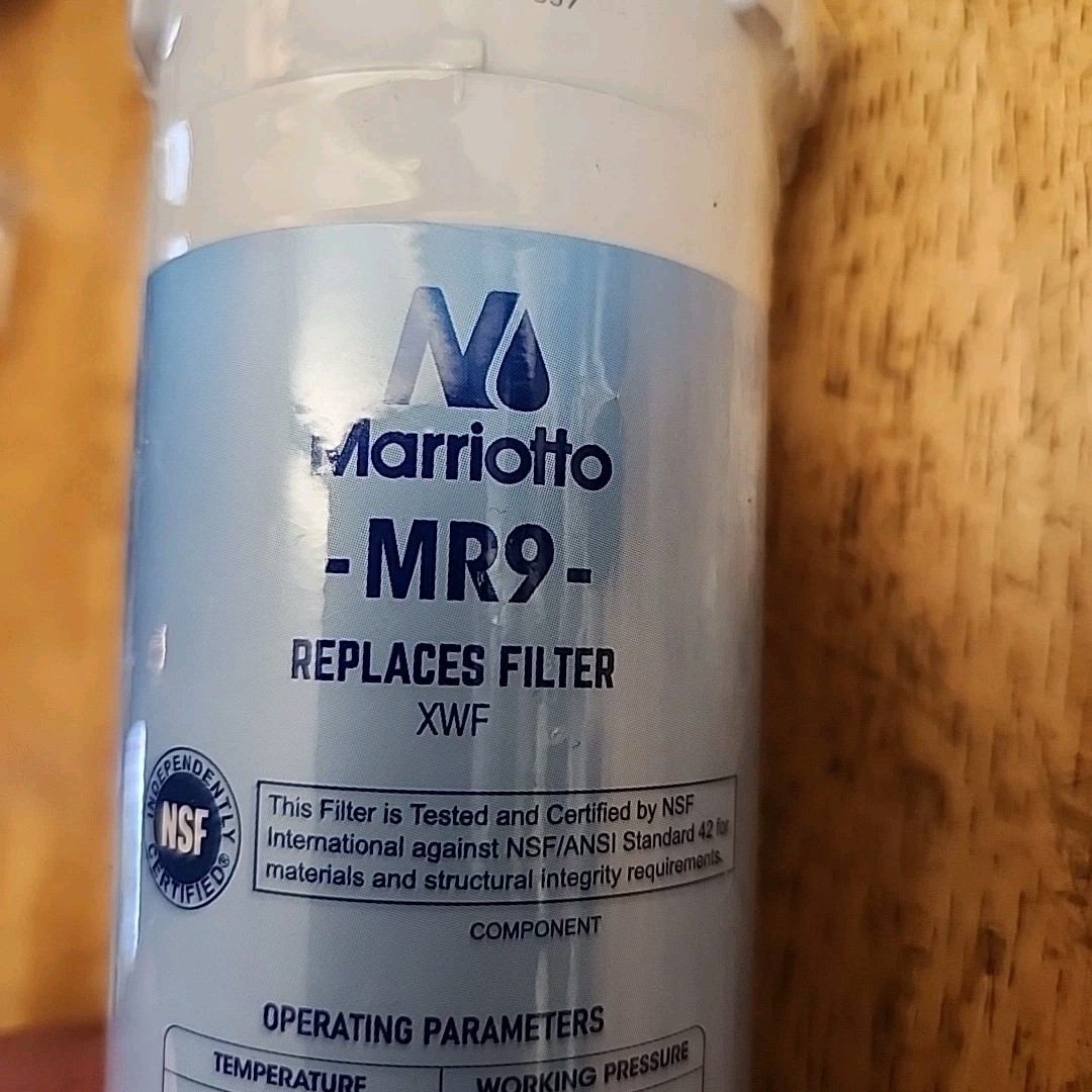 MARRIOTTO MR9 Refrigerator Water Filter Replacement for GE XWF Sealed pack of 1