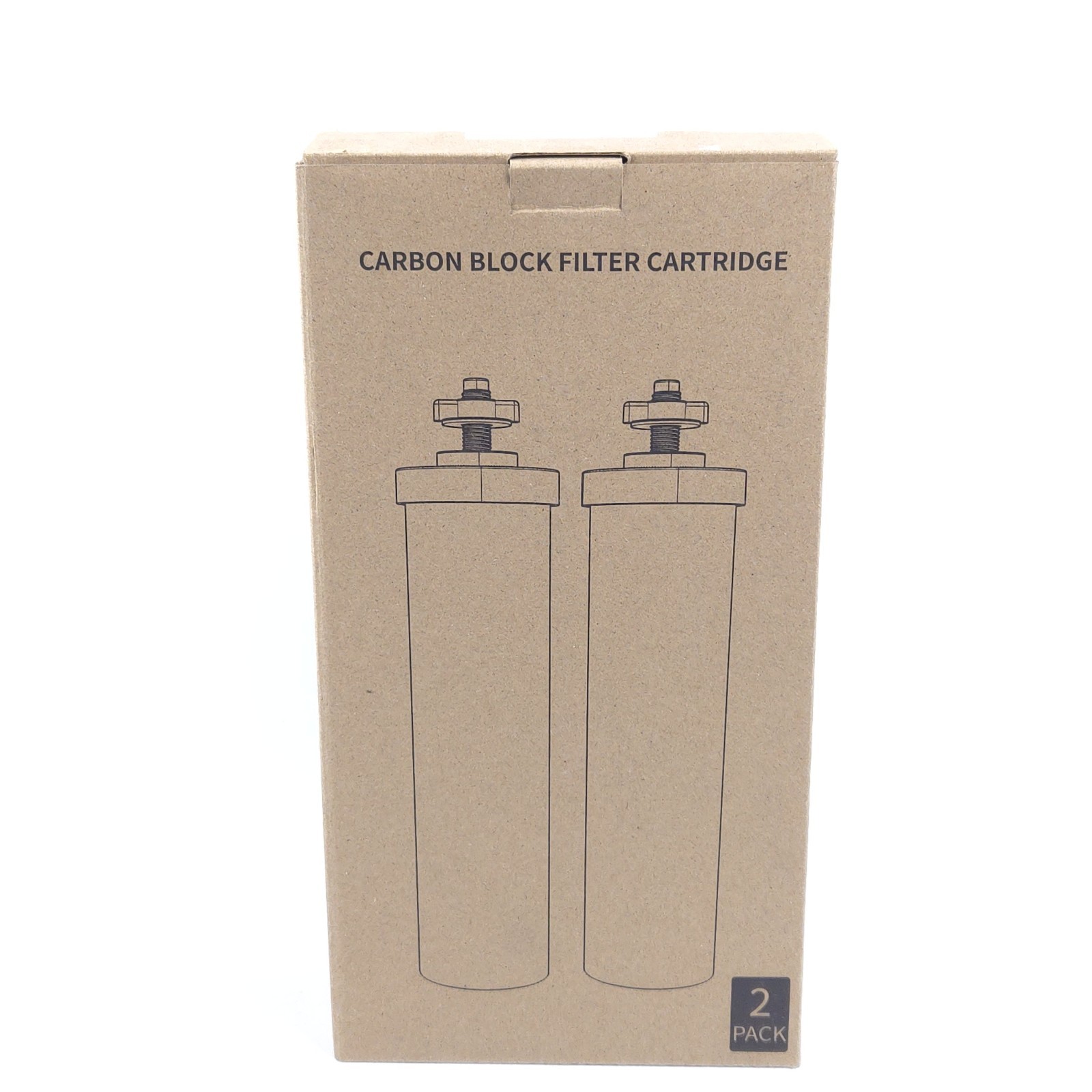 2 Pack Black BB9-2 Water replacement Filters For Berkey Water System
