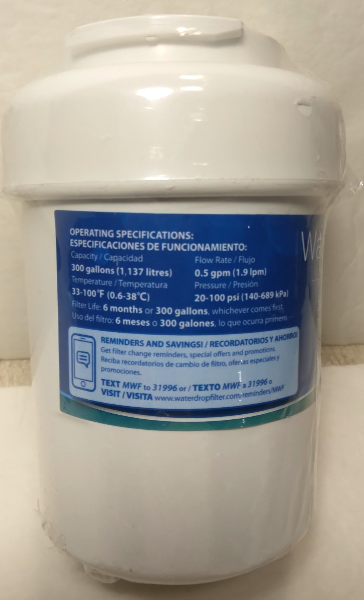 NEW SEALED Waterdrop Advanced WDS-MWF Refrigerator Water Filter 6 Months