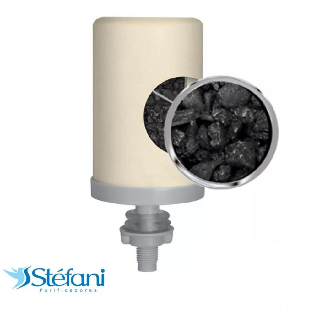 Stefani Ceramica Candle Water Triple Action Clay Filter Kit 4 Units