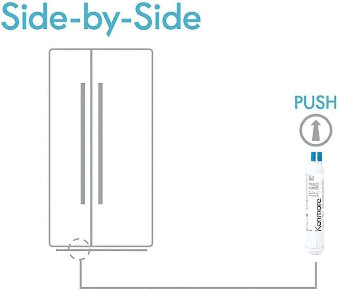 Kenmore 46-9083 Replacement Refrigerator Water Filter 1/2/3 Pack