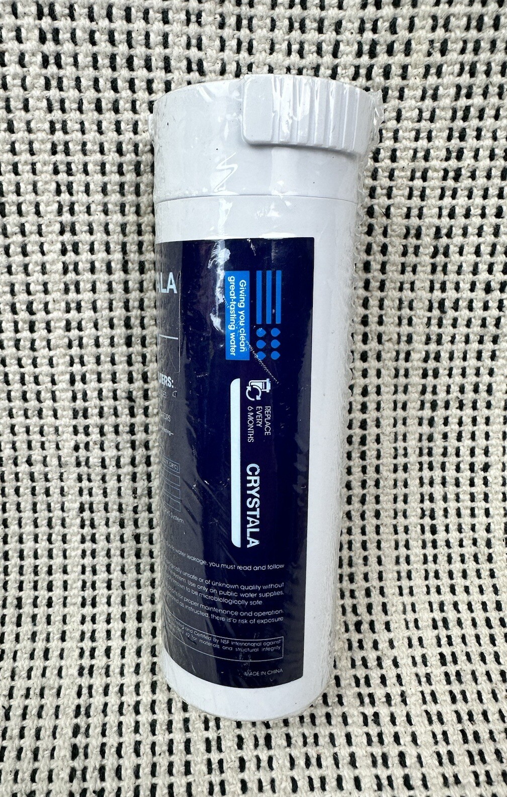 Crystala CF9 Water Filter for GE XWF French Door & Side-By-Side Refrigerators