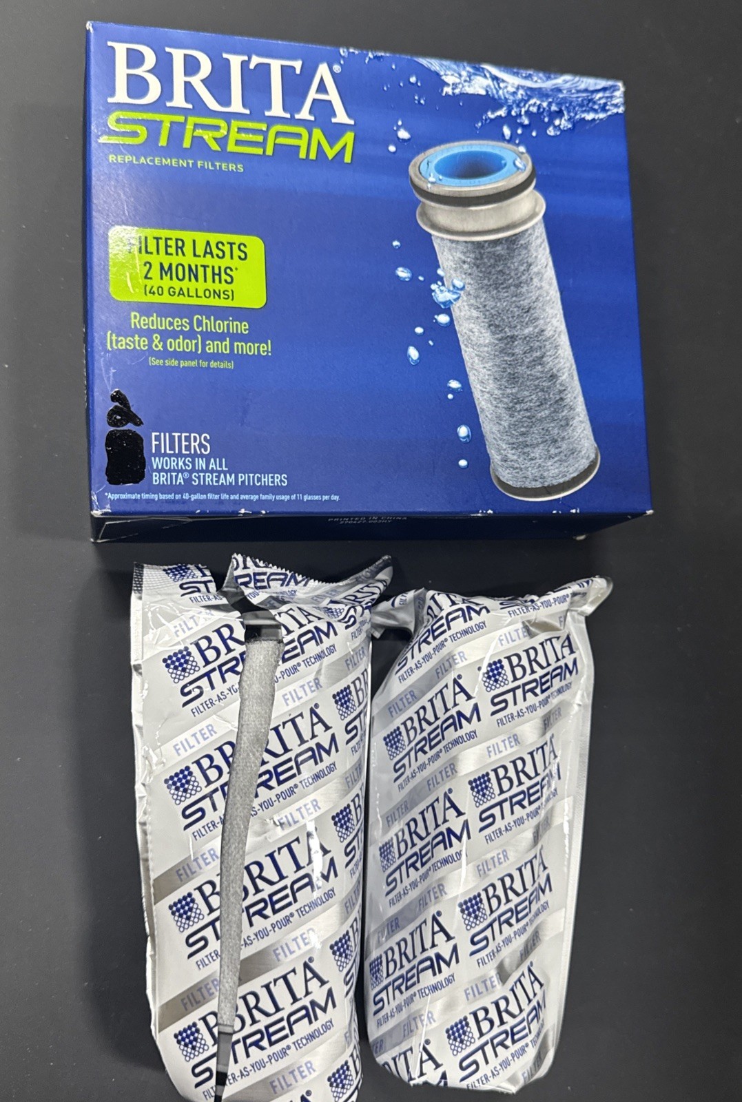 Brita Stream Pitcher Water Filter, Pack of 2 Pack Free SH